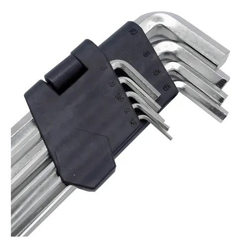 JUEGO X 9 LLAVES DE ALLEN EN METRICA HEX